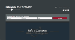 Desktop Screenshot of intangiblesydeporte.com