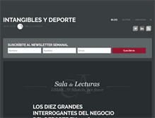 Tablet Screenshot of intangiblesydeporte.com